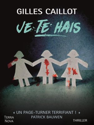 cover image of Je te hais